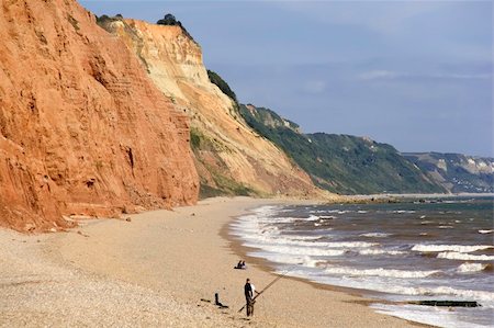 davidmartyn (artist) - The holiday resort of sidmouth on the  jurassic coast  devon england. Foto de stock - Super Valor sin royalties y Suscripción, Código: 400-05035143