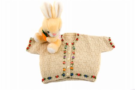 simsearch:400-05370173,k - Handmade toddler sweater and a toy bunny Foto de stock - Super Valor sin royalties y Suscripción, Código: 400-05035741