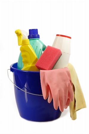 Cleaning Equipment on bright Background Foto de stock - Super Valor sin royalties y Suscripción, Código: 400-05036672