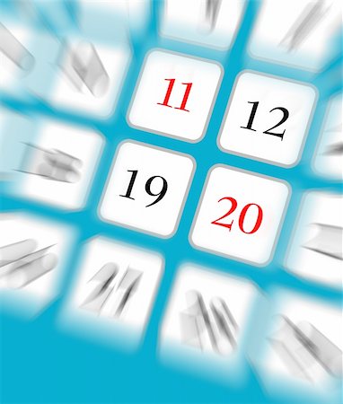 simsearch:400-03920020,k - Close up of a calendar Foto de stock - Super Valor sin royalties y Suscripción, Código: 400-05037284