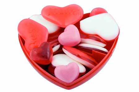 valentine sweets - seasonal food - sweet - close up Foto de stock - Royalty-Free Super Valor e Assinatura, Número: 400-05037659