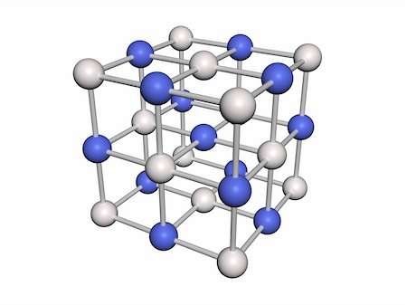 simsearch:400-04339623,k - 3d scene of the molecular structure on white background Stockbilder - Microstock & Abonnement, Bildnummer: 400-05037893