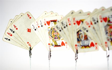 simsearch:400-07314049,k - playing cards of four aces Photographie de stock - Aubaine LD & Abonnement, Code: 400-05038042