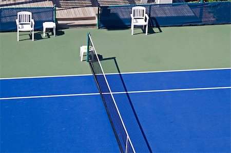 Resort tennis club and tennis courts with balls Stock Photo - Budget Royalty-Free & Subscription, Code: 400-05038614