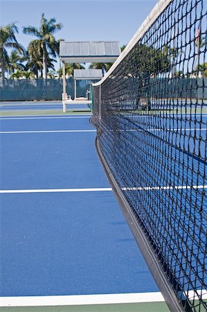 Resort tennis club and tennis courts with balls Stock Photo - Budget Royalty-Free & Subscription, Code: 400-05038610