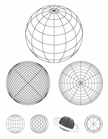 vector file of globe round shape design Stock Photo - Budget Royalty-Free & Subscription, Code: 400-05039052