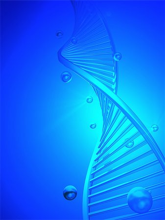 simsearch:400-07481450,k - Conceptual DNA molecule rendered in 3d Stockbilder - Microstock & Abonnement, Bildnummer: 400-05039391