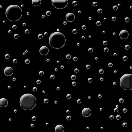 Water bubbles background as a clear pure and creative background illustration. Foto de stock - Super Valor sin royalties y Suscripción, Código: 400-05039912