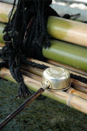 Holy Water at a Japanese Shrine for drinking Stock Photo - Budget Royalty-Free & Subscription, Code: 400-05031669