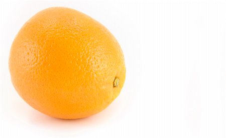 simsearch:400-03963853,k - Navel orange isolated on a white background. Stock Photo - Budget Royalty-Free & Subscription, Code: 400-05032352