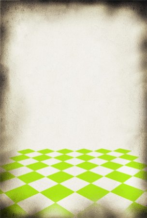 close-up of old paper background, chessboard style pattern in front Stock Photo - Budget Royalty-Free & Subscription, Code: 400-05032503