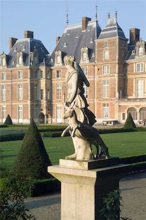 stormy weather rainbow - The chateau at eu-le treport, seine-maritime, normandy,france. Stock Photo - Budget Royalty-Free & Subscription, Code: 400-05033161