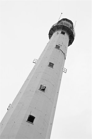 simsearch:400-04485833,k - photo of a lighthouse in black and white Foto de stock - Super Valor sin royalties y Suscripción, Código: 400-05033708