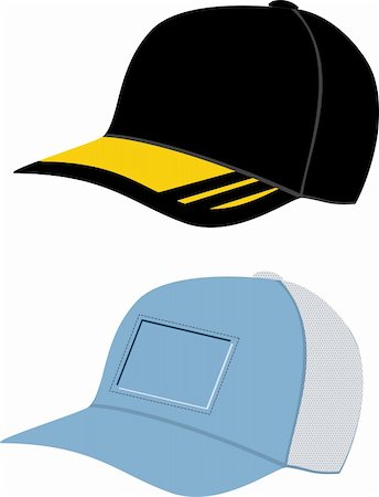 sun visor hat - Baseball cap on white background Stock Photo - Budget Royalty-Free & Subscription, Code: 400-05033804