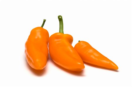 simsearch:400-06061963,k - sweet orange paprika on white background Foto de stock - Royalty-Free Super Valor e Assinatura, Número: 400-05033819