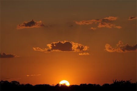 dallas texas - Late summer sunset in Texas Photographie de stock - Aubaine LD & Abonnement, Code: 400-05033959