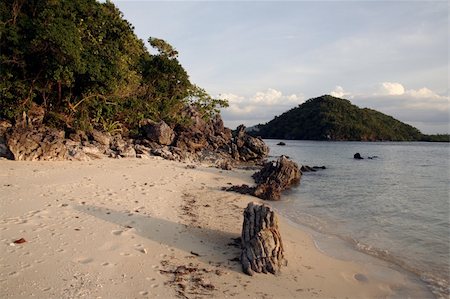 beach at twilight busuanga coron the philippines Stock Photo - Budget Royalty-Free & Subscription, Code: 400-05044041