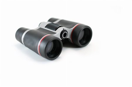 Black binoculars on white background Foto de stock - Royalty-Free Super Valor e Assinatura, Número: 400-05045029