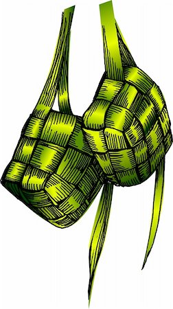 icon for ketupat, for malay festival, Ramadan Stock Photo - Budget Royalty-Free & Subscription, Code: 400-05045083