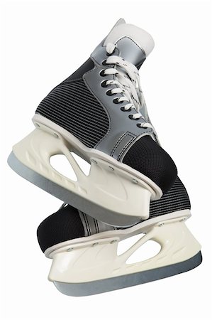 New and modern skates on a white background Stock Photo - Budget Royalty-Free & Subscription, Code: 400-05045233