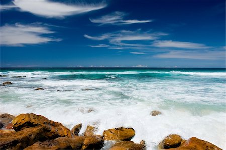 simsearch:400-04783475,k - Gorgeous Unspoilt Beach on the NSW South Coast Foto de stock - Royalty-Free Super Valor e Assinatura, Número: 400-05046917