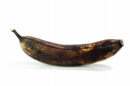 decaying fruit photography - Brown rotting banana on bright background Stock Photo - Budget Royalty-Free & Subscription, Code: 400-05047172
