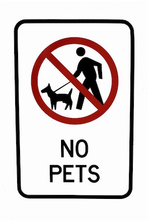 No pets sign Foto de stock - Royalty-Free Super Valor e Assinatura, Número: 400-05048236