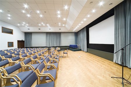 empty school chair - empty rows of chairs in conference room Stock Photo - Budget Royalty-Free & Subscription, Code: 400-05048360