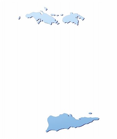 simsearch:400-04511519,k - Virgin Islands map filled with light blue gradient. High resolution. Mercator projection. Foto de stock - Royalty-Free Super Valor e Assinatura, Número: 400-05049526