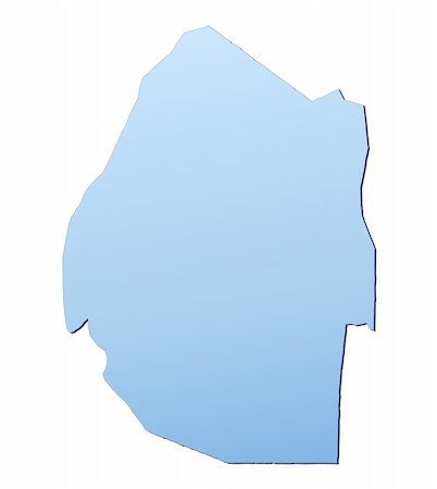 simsearch:400-04511519,k - Swaziland map filled with light blue gradient. High resolution. Mercator projection. Foto de stock - Super Valor sin royalties y Suscripción, Código: 400-05049530