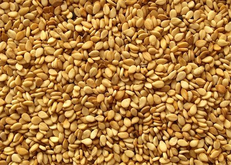 Small flat sesame seeds Stock Photo - Budget Royalty-Free & Subscription, Code: 400-05049699