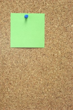 simsearch:400-04507518,k - Colorful blank post it note affixed to the corkboard. Stock Photo - Budget Royalty-Free & Subscription, Code: 400-05040041