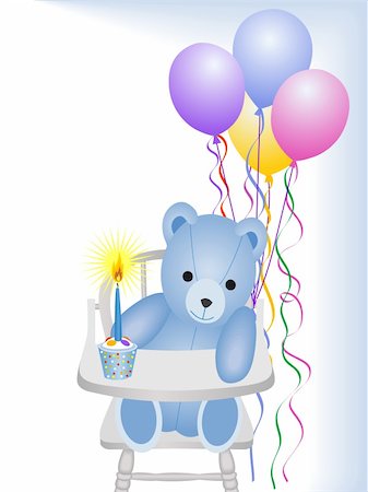 simsearch:400-08012338,k - Baby boy first birthday Stock Photo - Budget Royalty-Free & Subscription, Code: 400-05040301
