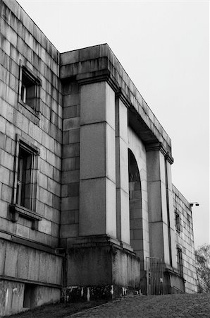 Entrance of the Hitler's Palais des Congres, in Nuremberg, Germany Foto de stock - Super Valor sin royalties y Suscripción, Código: 400-05040505
