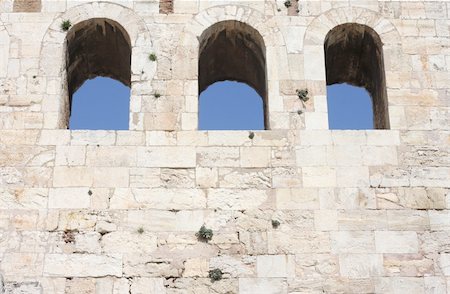 Exterior of Herodion ancient theater of Acropolis Stock Photo - Budget Royalty-Free & Subscription, Code: 400-05040696