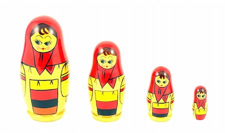 simsearch:400-04786757,k - Russian nested dolls known as matryoshka Stock Photo - Budget Royalty-Free & Subscription, Code: 400-05040702