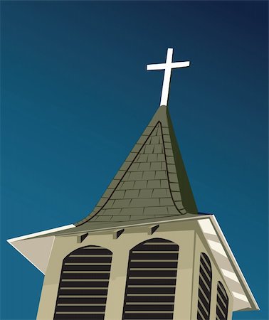 Illustration of a church dome Photographie de stock - Aubaine LD & Abonnement, Code: 400-05040716