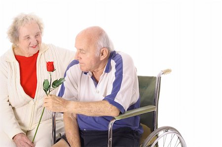 happy handicap couple Stock Photo - Budget Royalty-Free & Subscription, Code: 400-05040943