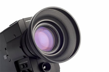 close up shot of a movie camera lens Stock Photo - Budget Royalty-Free & Subscription, Code: 400-05041312