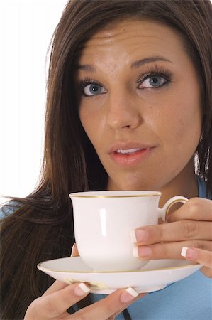 simsearch:400-04001073,k - model with cup of tea Stock Photo - Budget Royalty-Free & Subscription, Code: 400-05041544