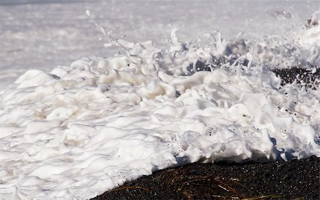 Splashing waves at Haumoana Beach, Hawke's Bay, New Zealand Foto de stock - Super Valor sin royalties y Suscripción, Código: 400-05041862