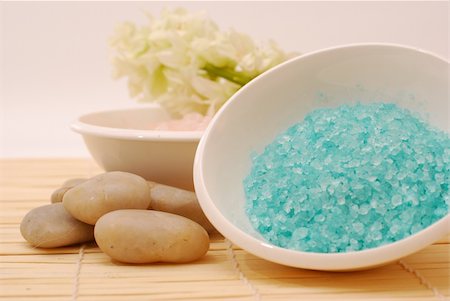 smithesmith (artist) - Salts in a resort - Accessories for wellness, spa or relaxing bath aromatic Salts and accessory - Zen culture Stock Photo - Budget Royalty-Free & Subscription, Code: 400-05041908