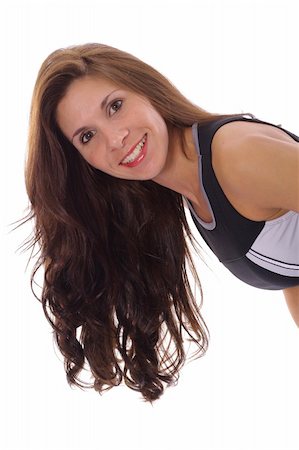 simsearch:400-04366347,k - fitness woman with long hair Foto de stock - Super Valor sin royalties y Suscripción, Código: 400-05042543