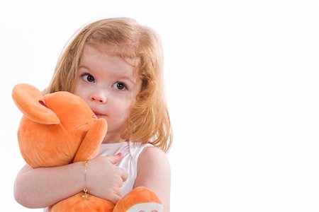 small little girl pic to hug a teddy - cute little girl with teddy Stock Photo - Budget Royalty-Free & Subscription, Code: 400-05042707
