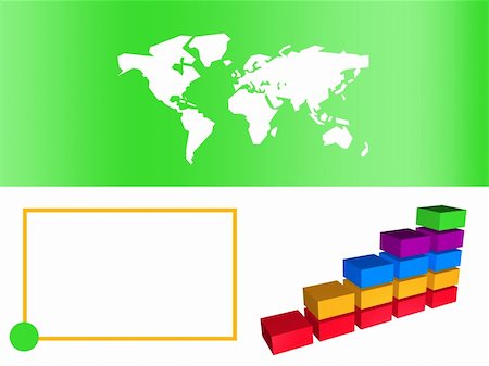 simsearch:400-04873408,k - Business Bar Chart Showing Growth in Green Color Stock Photo - Budget Royalty-Free & Subscription, Code: 400-05043605