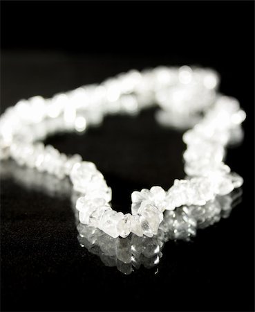 pontuse (artist) - Necklace in crystal or is it real diamonds... Stockbilder - Microstock & Abonnement, Bildnummer: 400-05043906