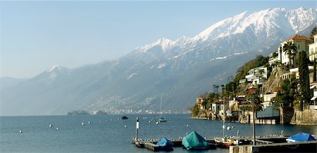 Ascona, lake Maggiore (ticino -Switzerland) Stockbilder - Microstock & Abonnement, Bildnummer: 400-05054786