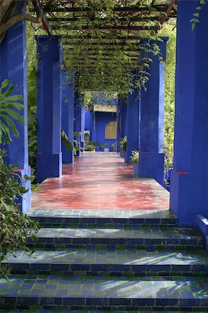 Jardine Majorelle in Marrakesh, Morocco, Africa Stock Photo - Budget Royalty-Free & Subscription, Code: 400-05054781