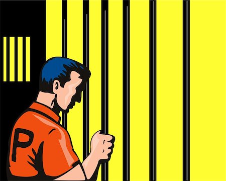 vector art on prison Foto de stock - Super Valor sin royalties y Suscripción, Código: 400-05055426