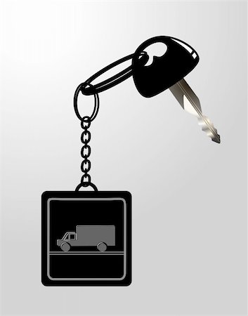 Illustration of a start key  using in vehicles Stock Photo - Budget Royalty-Free & Subscription, Code: 400-05055532